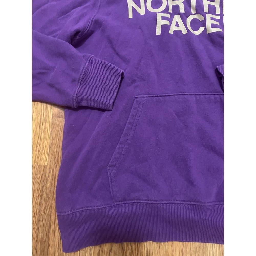 The North Face Hoodie Mens Small Pullover Big Logo Fleece Outdoor - Picture 7 of 10
